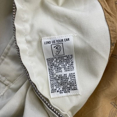 Vintage La Paz Bomber Jacket Size 42 White