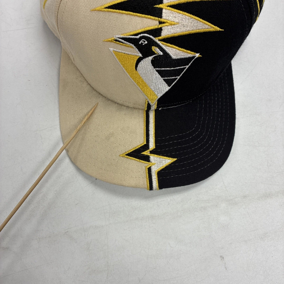 Vintage Pittsburgh Penguins Wool Shockwave Starter Hat OSFA NHL
