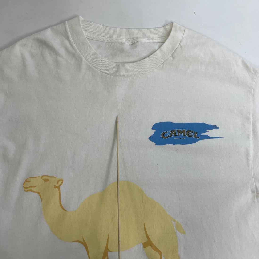 Vintage Camel Blue T-Shirt Size XL Cigarette Promo