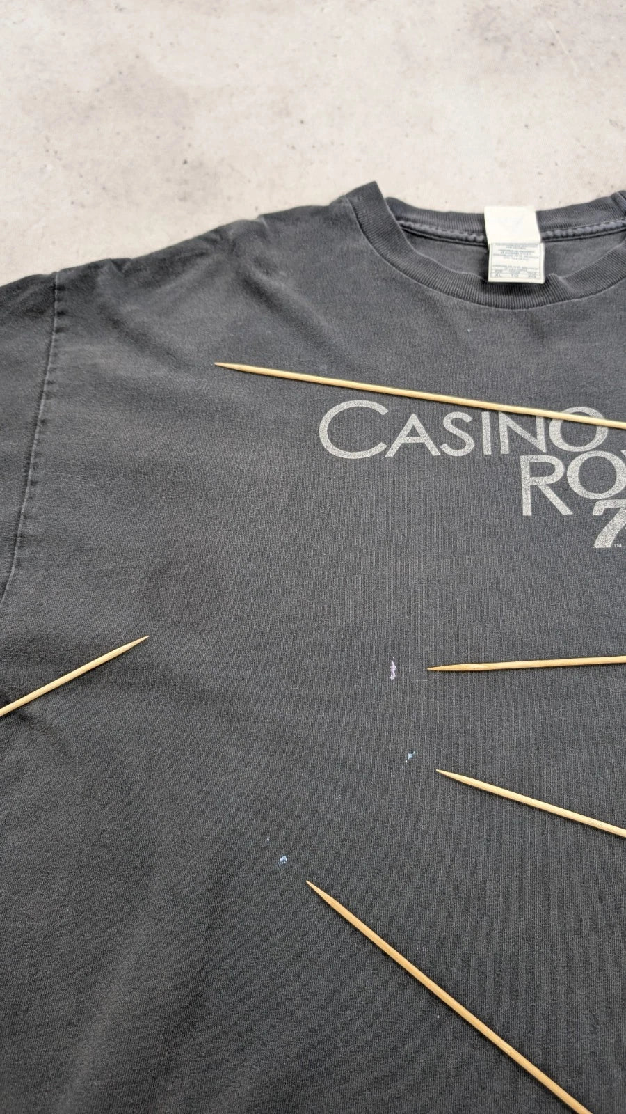 Vintage James Bond 007 Casino Royale Movie Promo T-Shirt Size XL 2006