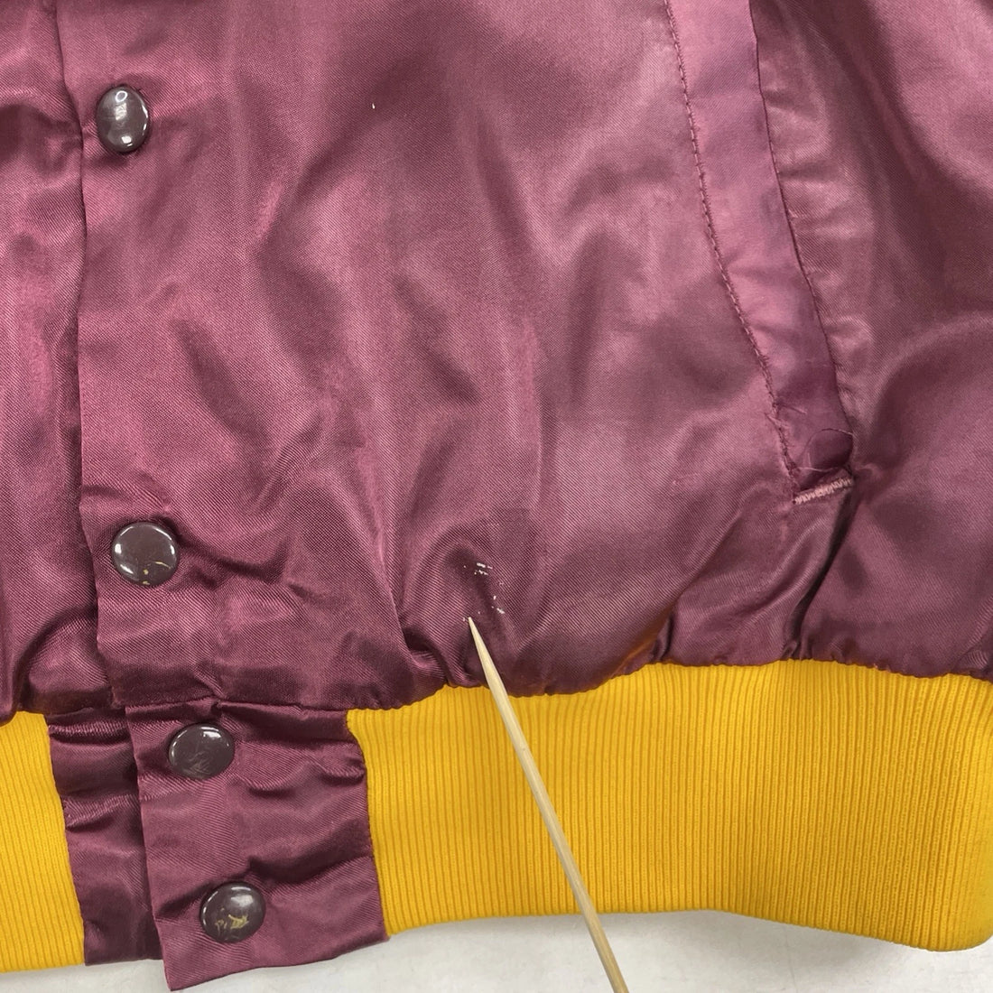 Vintage UMD Satin Bomber Jacket Size Large 90s