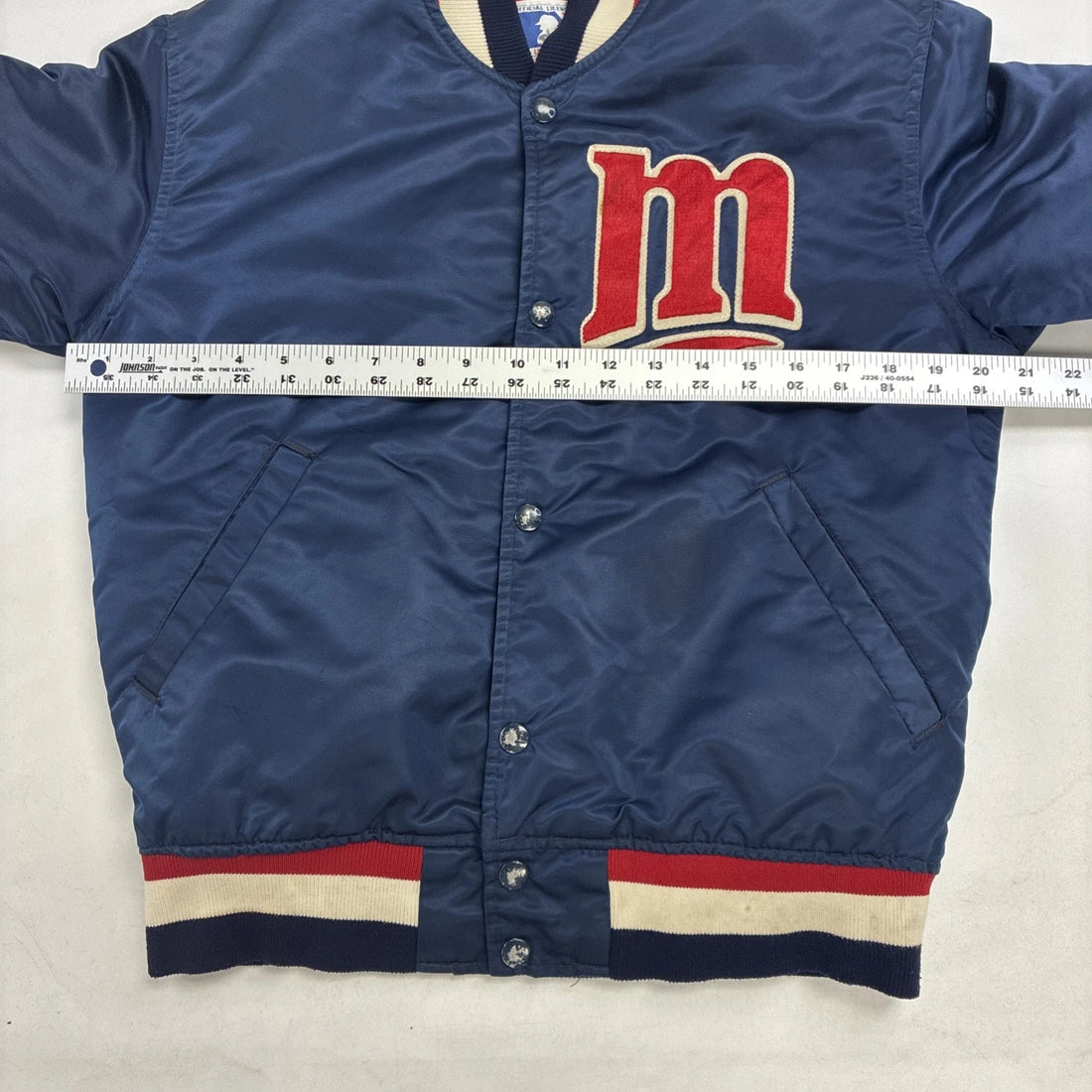 Vintage Minnesota Twins Starter Satin Bomber Jacket Size Small NFL