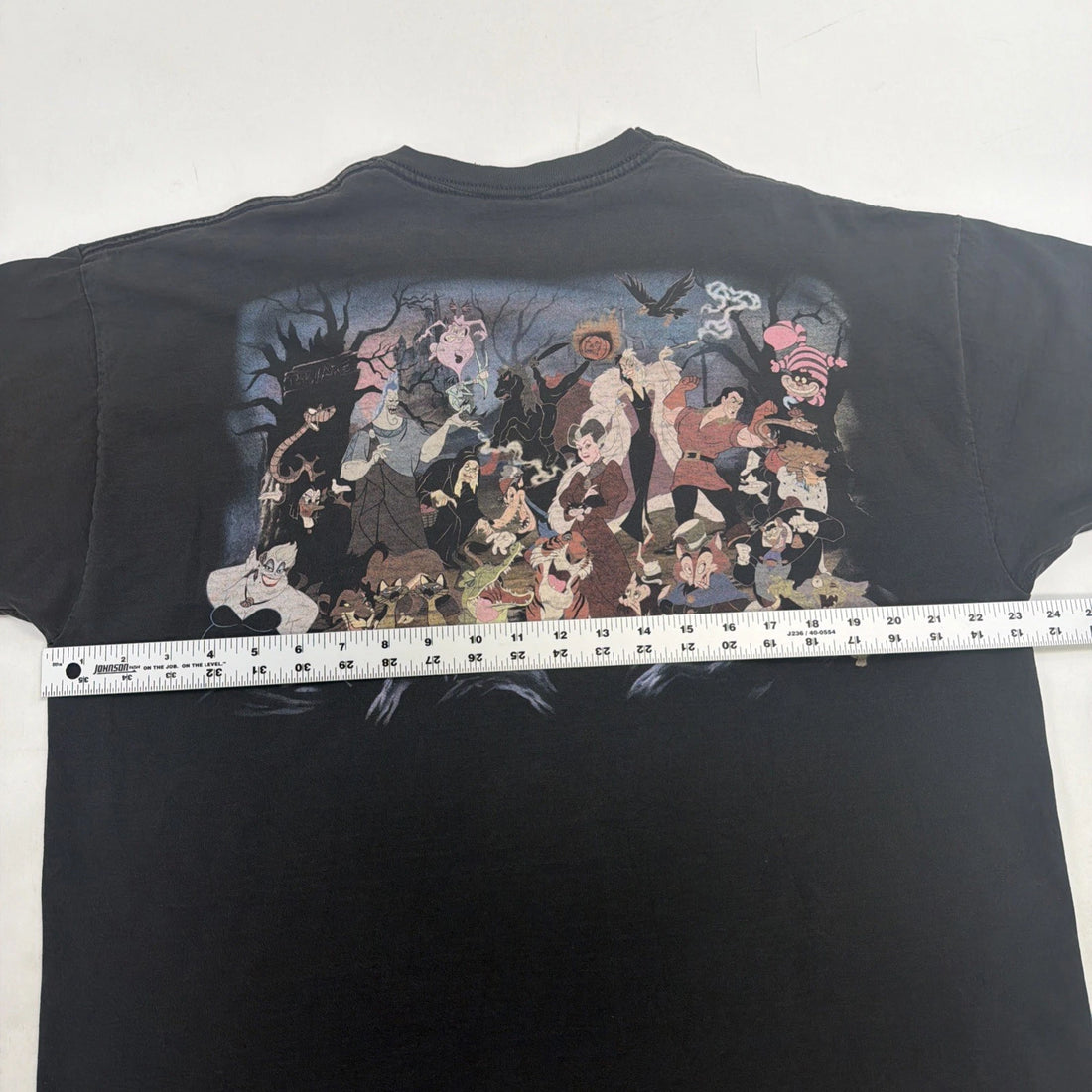 Vintage Disney Villains T-Shirt XL Maleficent Hook Evil Queen Chernabog Jafar