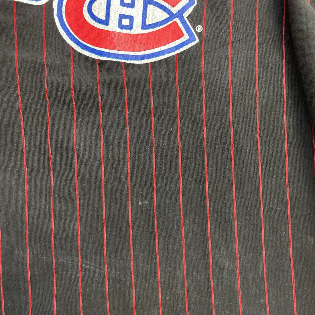 Vintage Montreal Canadiens Baseball Jersey Size XL 1993 90s NHL