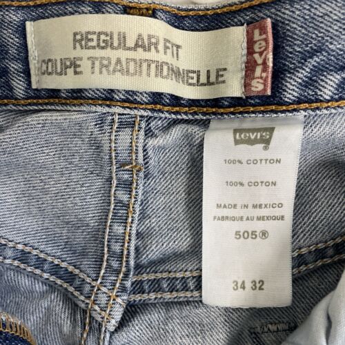 Levi Strauss & Co 505 Denim Jeans Pants Size 34 X 32