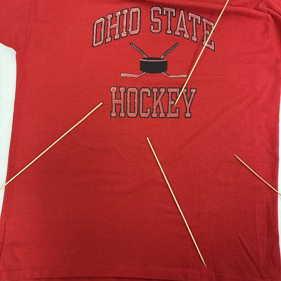 Vintage Ohio State Hockey Champion T-Shirt Size XL 80s NCAA