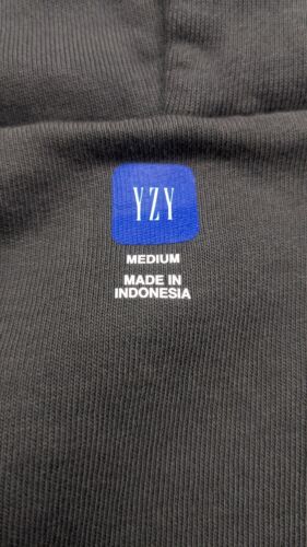 Yeezy Gap Unreleased Zip Sweatshirt Hoodie Size Medium Dark Gray
