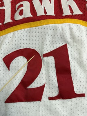 Atlanta Hawks Dominique Wilkins Adidas Swingman Jersey Medium Hardwood NBA