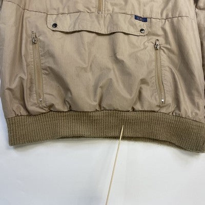Vintage Pen West Lobo Bomber Jacket Size Large Brown Western