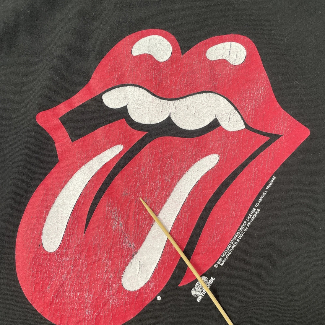 Vintage The Rolling Stones Artimonde T-Shirt Size Large Band Tee 2001