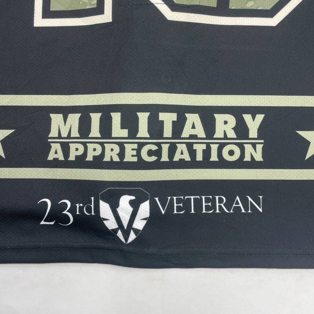 NAHL Military Appreciation Camo Hockey Jersey Size XL Fight Strap
