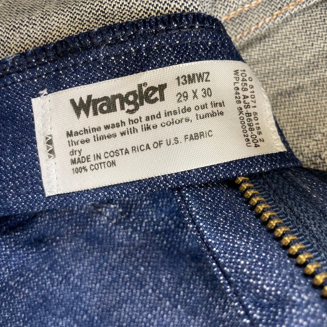 Vintage Wrangler 13MWZ Denim Jeans Pants Size 29 X 30