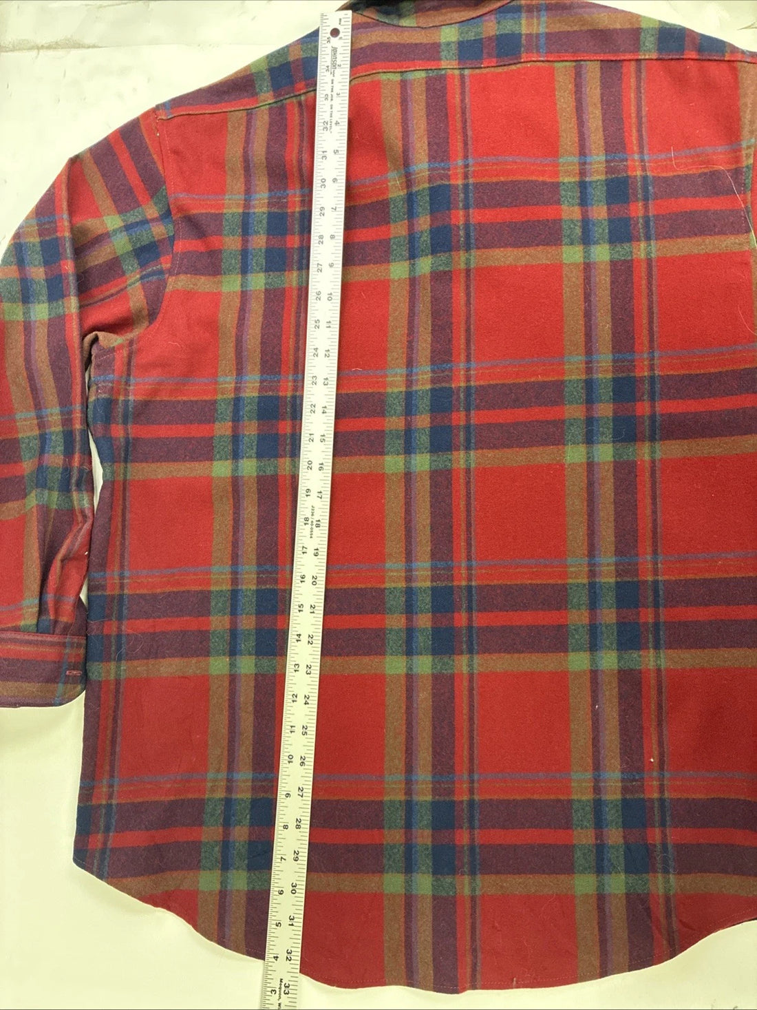 Vintage Pendleton Wool Lodge Button Up Shirt Size XL