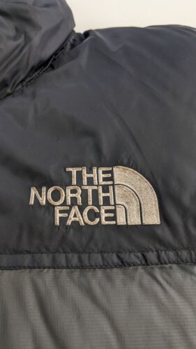 The North Face Nuptse Puffer Jacket Size Large Gray Down Insulated