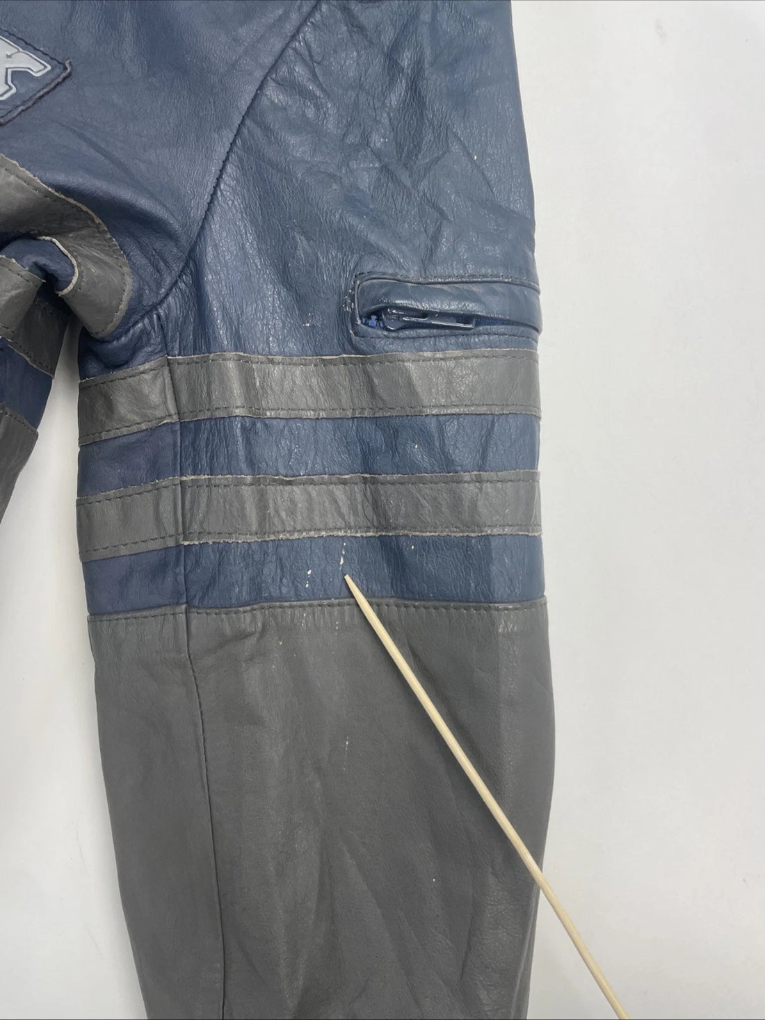 Vintage Fox Moto X Racing Reversible Leather Jacket Size XS