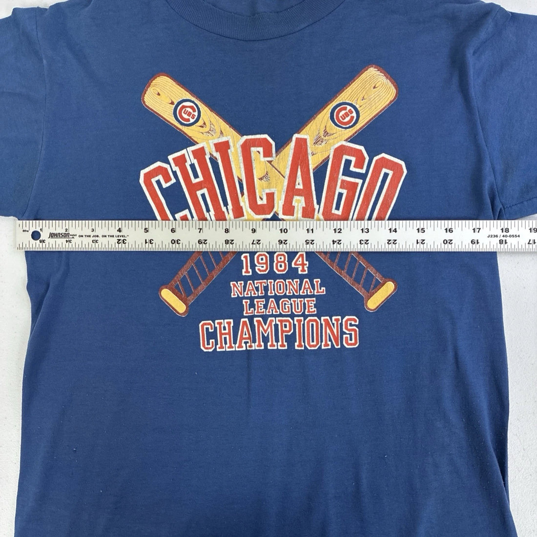 Vintage Chicago Cubs National League Champs T-Shirt Size Medium 1984 80s MLB