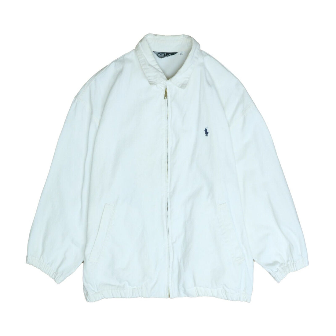 Vintage Polo Ralph Lauren Harrington Jacket Size Large White