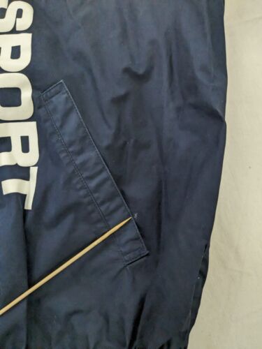 Vintage Polo Sport Ralph Lauren Windbreaker Light Jacket Size Large Yellow Blue