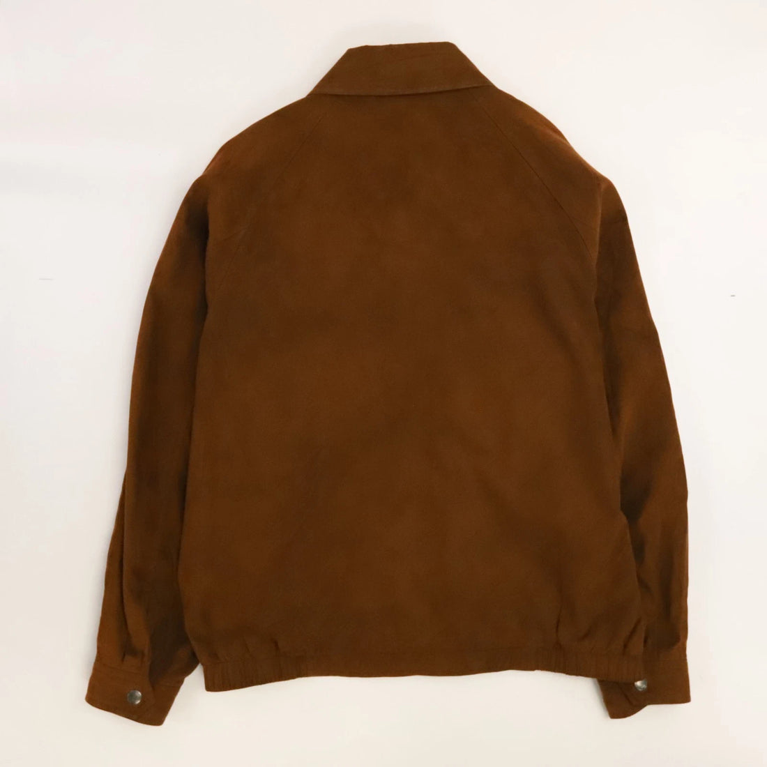 Claiborne Suede Light Bomber Jacket Size Large Brown