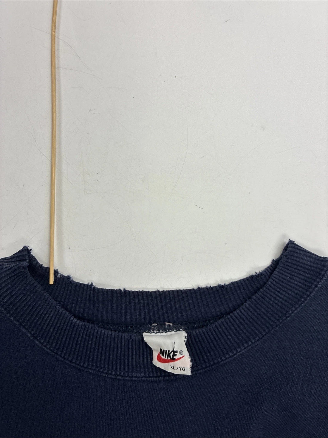 Vintage Nike Big Swoosh Crewneck Sweatshirt Size XL Blue 90s