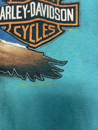 Vintage Harley Davidson Motorcycle Daytona Bike Week T-Shirt Size XL 1991 90s