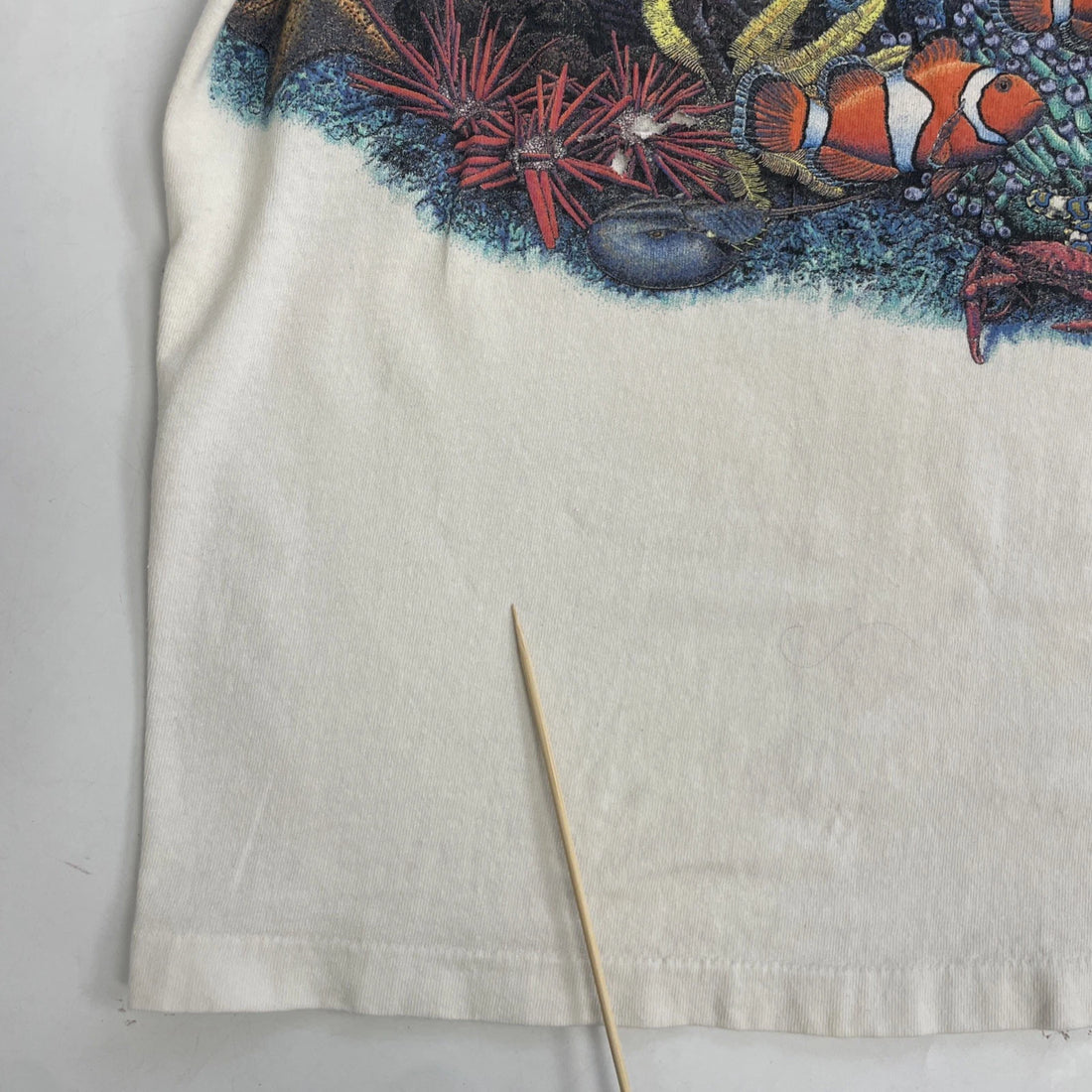 Vintage Fish Marine Life Habitat T-Shirt Size XL Nature Wrap Around