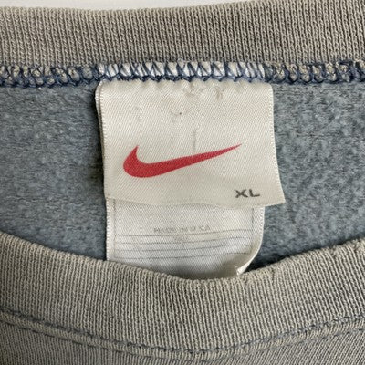 Vintage Nike Crewneck Sweatshirt Size XL Blue Embroidered Swoosh 90s