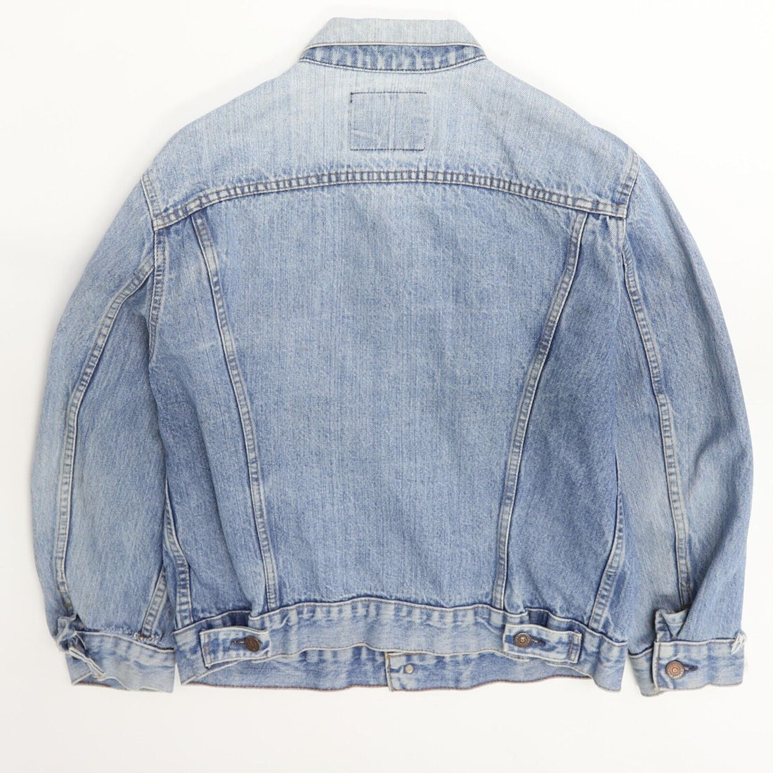 Vintage Levi Strauss & Co Denim Trucker Jacket Size 44 Blue