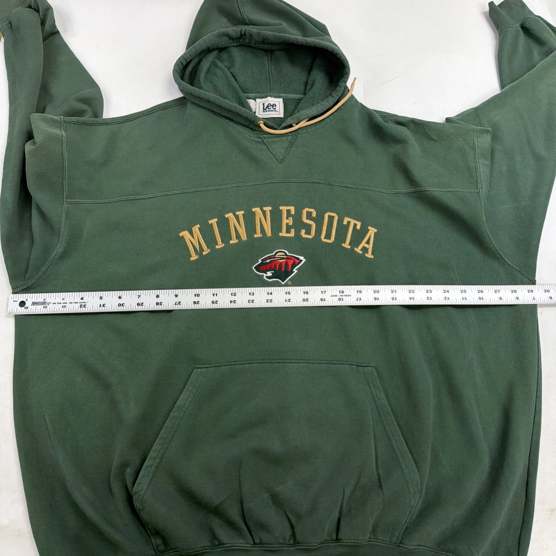 Vintage Minnesota Wild Lee Sweatshirt Hoodie Size XL NHL