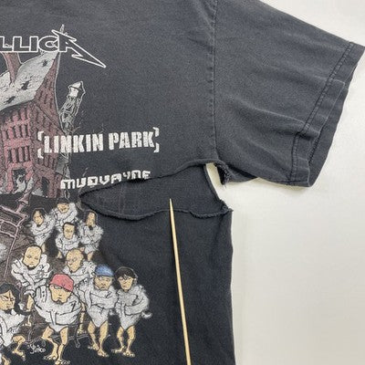 Vintage Summer Sanitarium T-Shirt Size Large Distressed Band Tee 2003