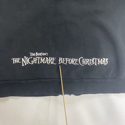 Tim Burton's Nightmare Before Christmas Disney Full Zip Sweatshirt Hoodie Large