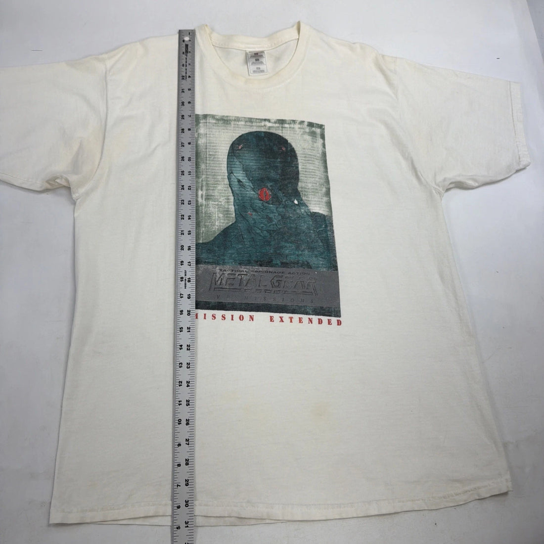Vintage Metal Gear Solid Mission Extended T-Shirt XL Playstation Video Game