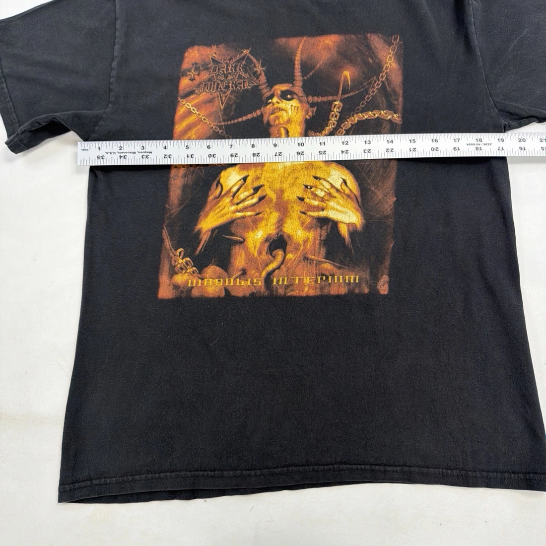 Vintage Diabolis Interum Dark Funeral Artimonde T-Shirt Size Medium 2003