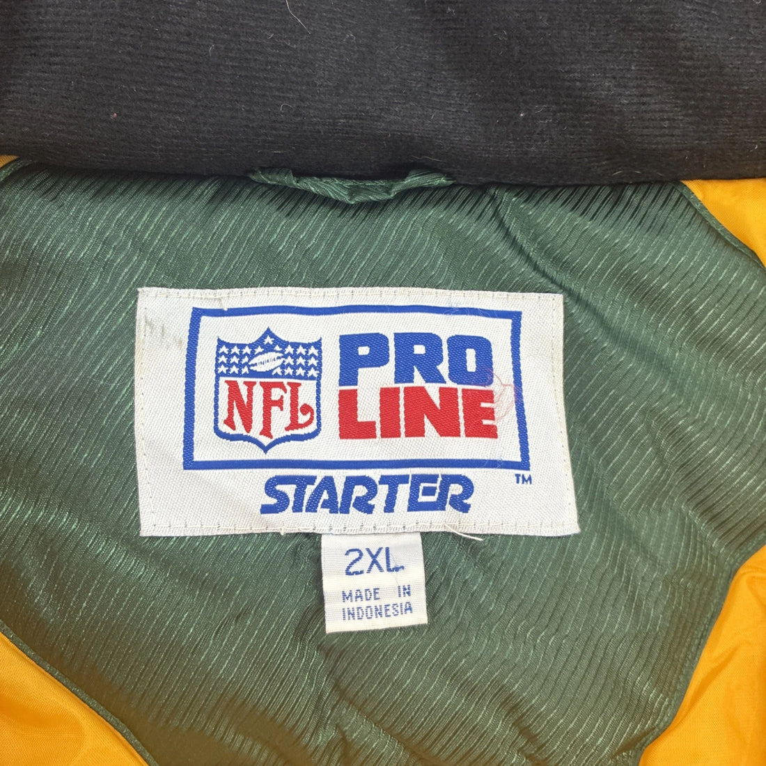 Vintage Green Bay Packers Starter Puffer Jacket Size 2XL NFL
