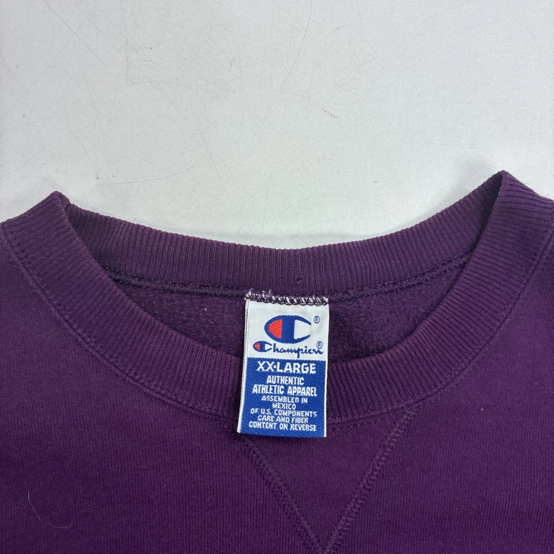 Vintage Champion Crewneck Sweatshirt Size 2XL Purple