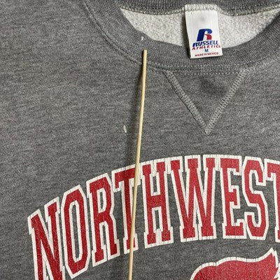 Vintage Northwestern College Track & Field Russell Athletic Sweatshirt Medium