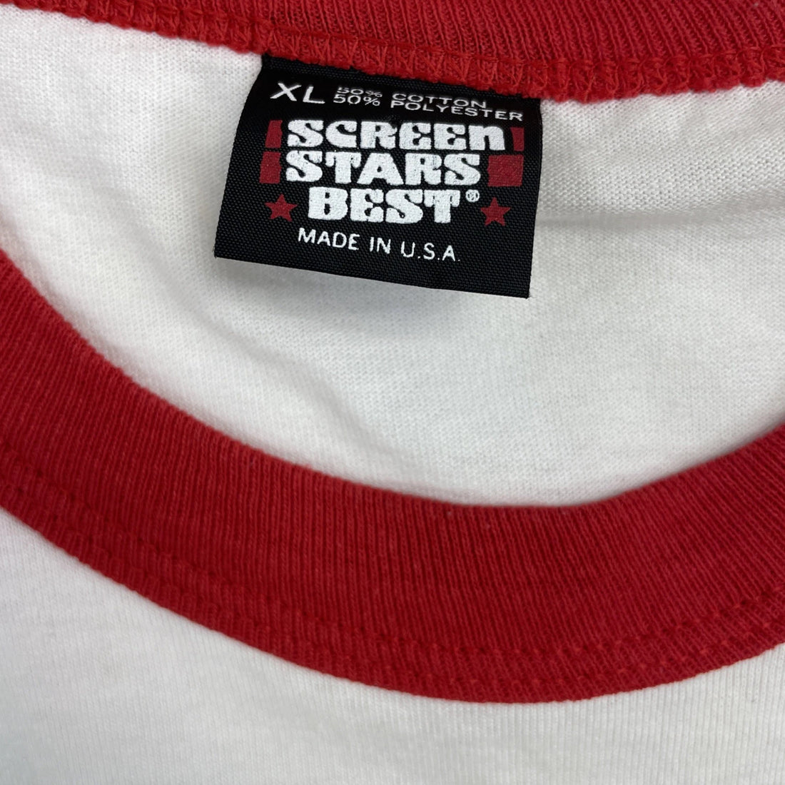 Vintage U.S. Space Camp Ringer T-Shirt Size XL 90s