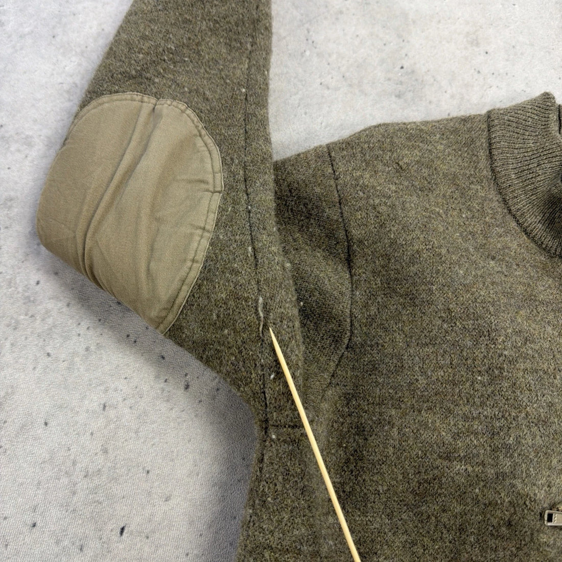 Vintage Cabela's Wool Knit Commando Pullover Sweater Size XL