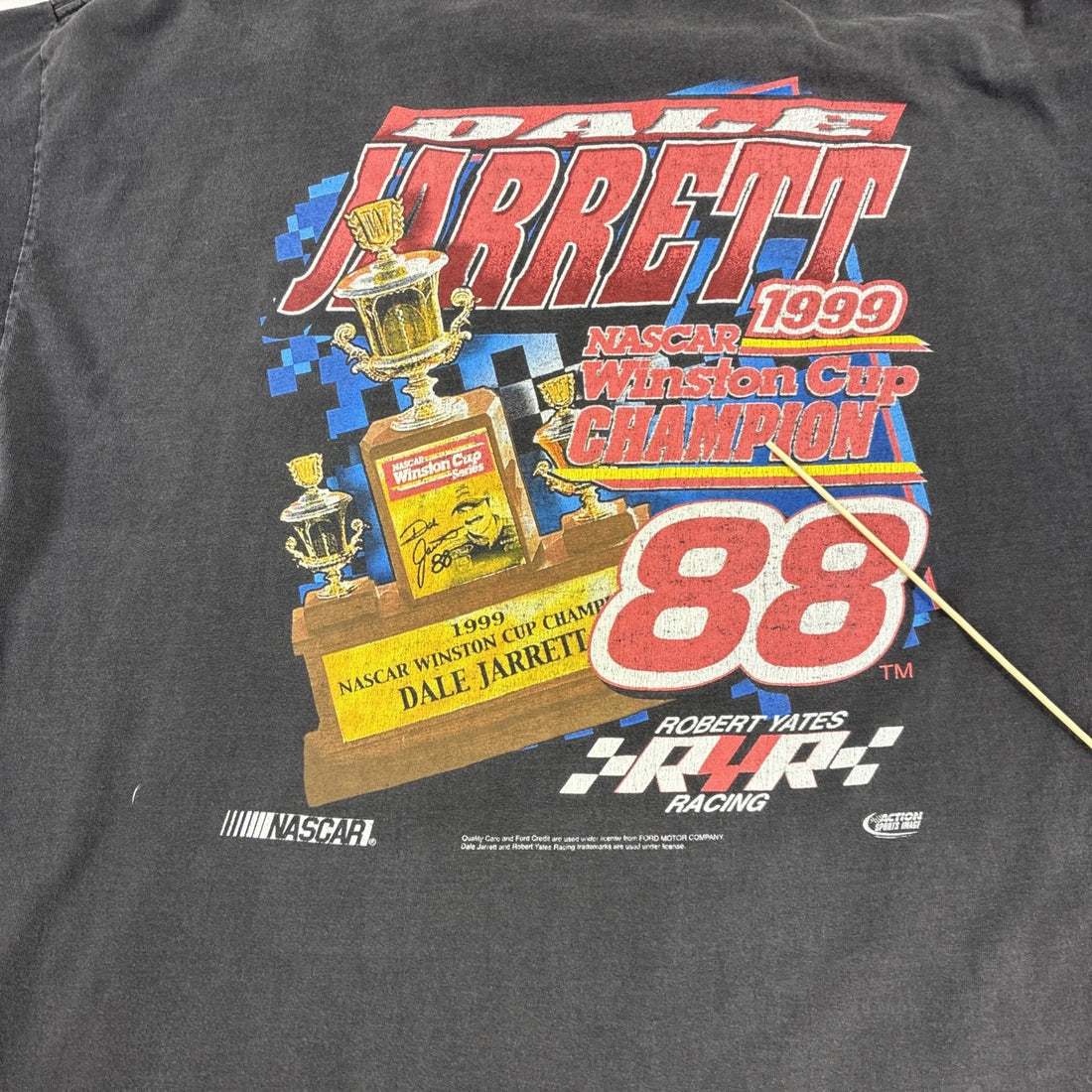 Vintage Dale Jarrett Racing T-Shirt Size 2XL 1999 90s NASCAR