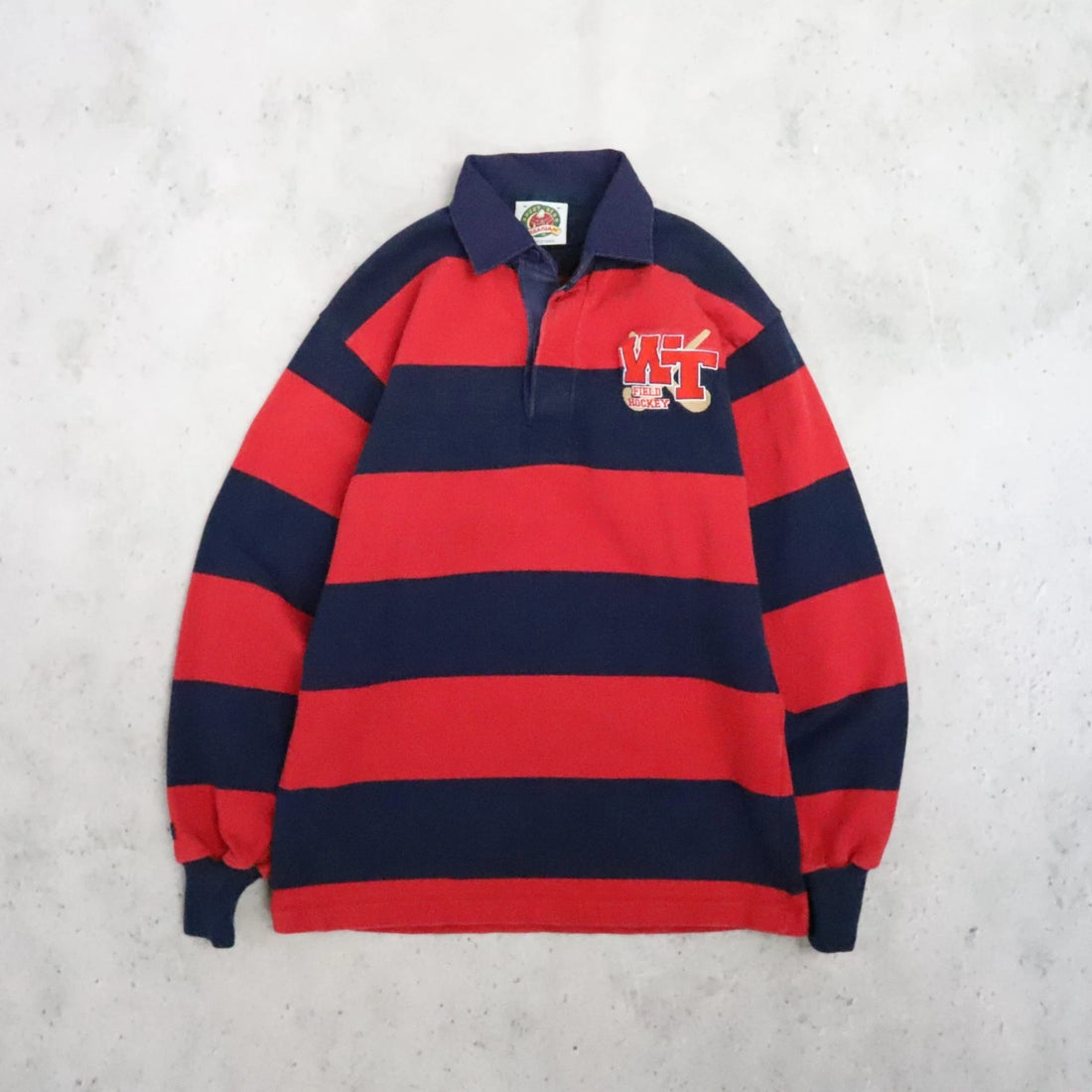 Vintage WT Field Hockey Barbarian Rugby Shirt Size Medium
