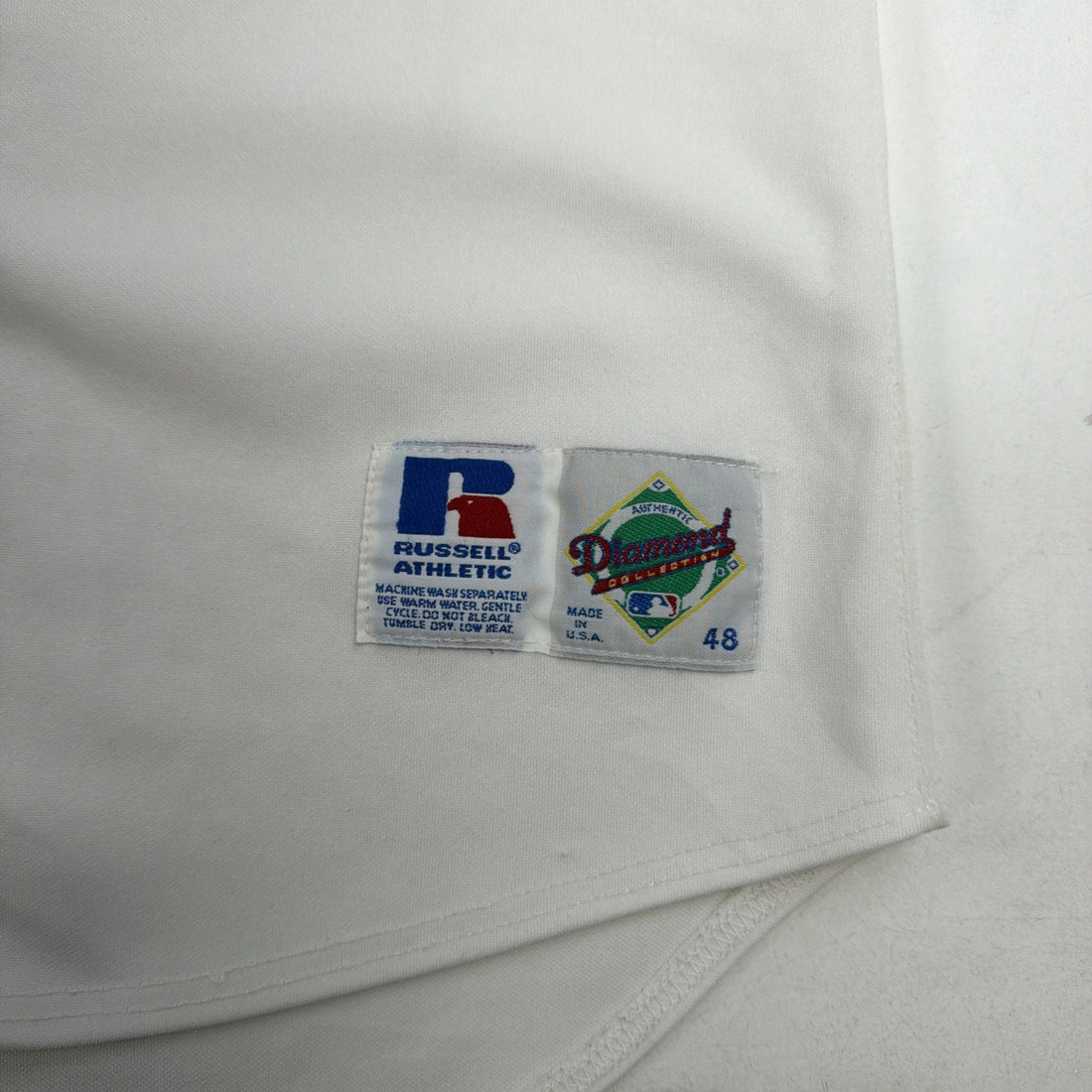 Vintage Boston Red Sox Authentic Russell Athletic Jersey Size 48 Diamond MLB
