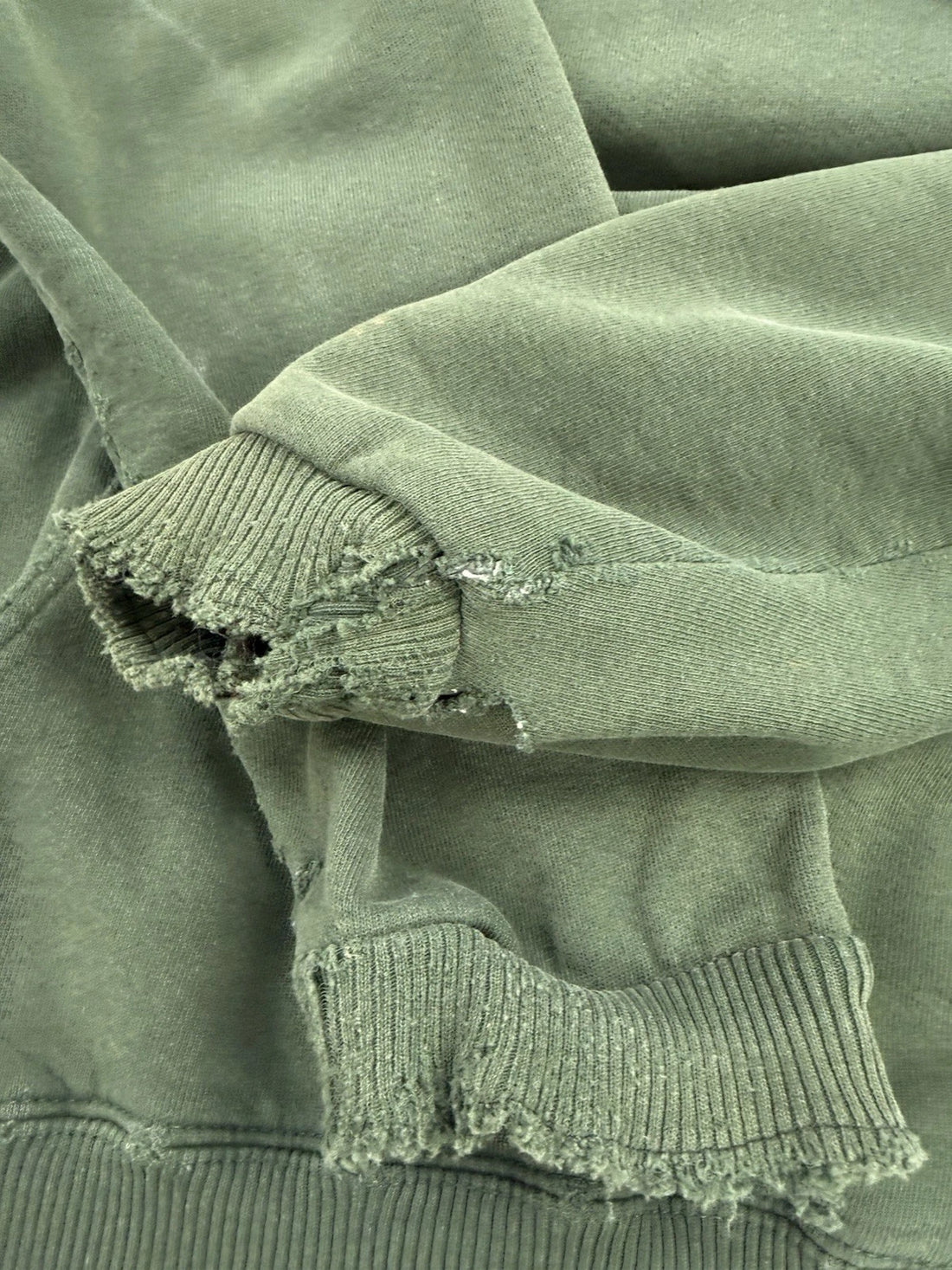 Vintage Nike Sweatshirt Hoodie Size Large Green Distressed 90s