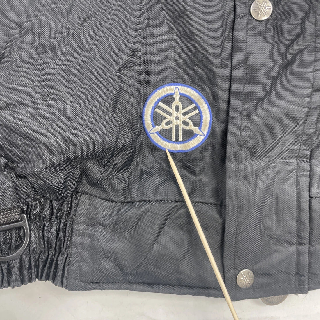 Vintage Yamaha Snowmobile Racing Jacket Size XL Insulated Blue