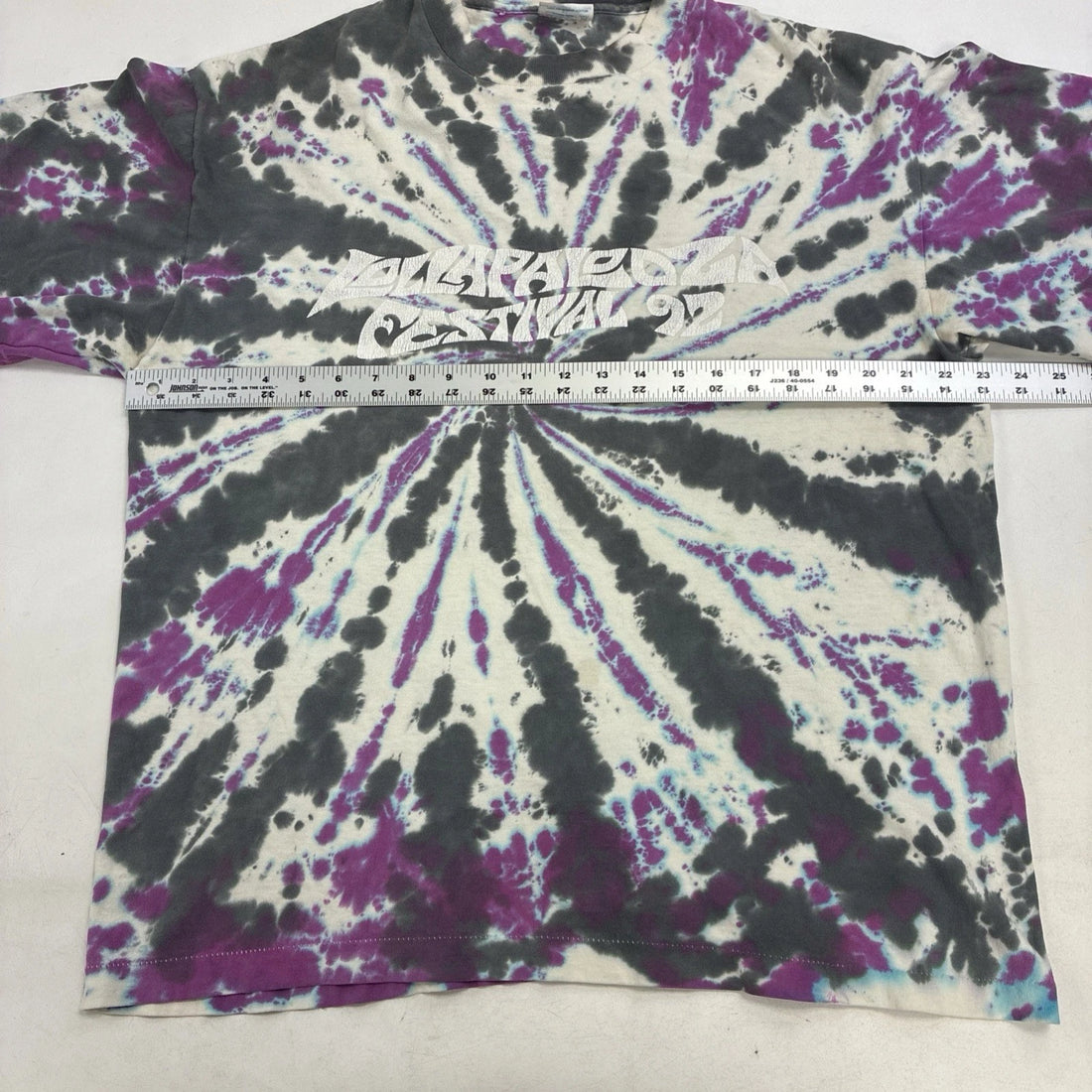 Vintage Lollapalooza Music Festival Tie Dye T-Shirt Size XL 1992 90s