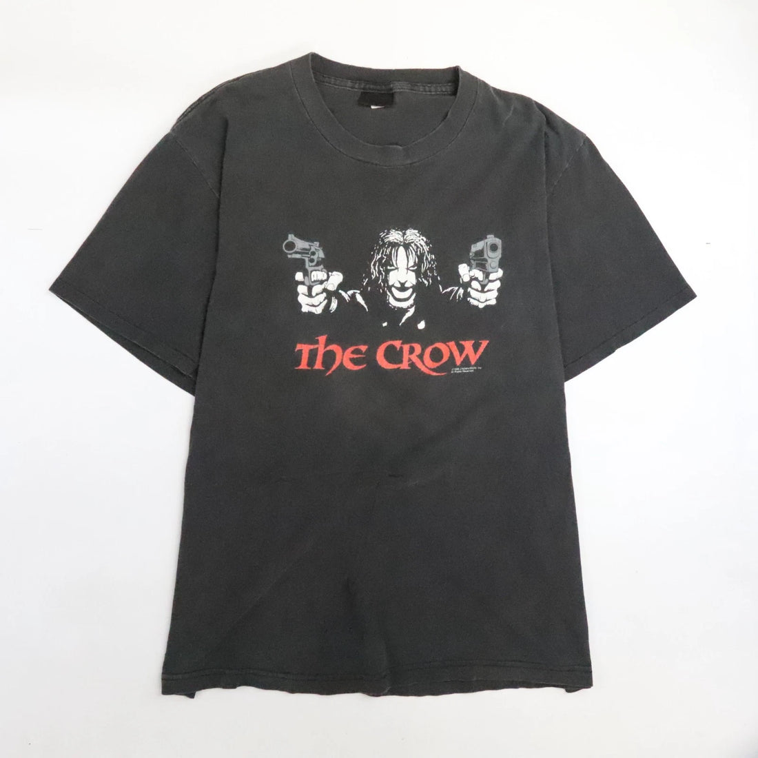 Vintage The Crow Pistol Revolver T-Shirt Size XL Movie Promo 1998 90s