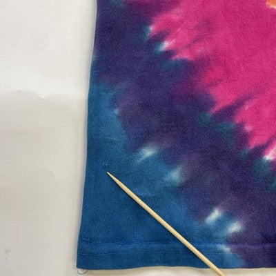Vintage Grateful Dead Space Your Face Liquid Blue Tie Dye T-Shirt 2XL 1992 90s