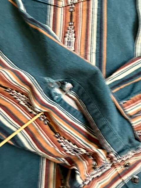 Vintage Wrangler Western Pearl Snap Shirt Size 2XL Aztec