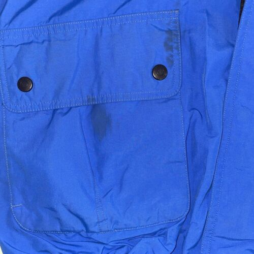 Vintage Eddie Bauer Windbreaker Light Jacket Size Large Blue