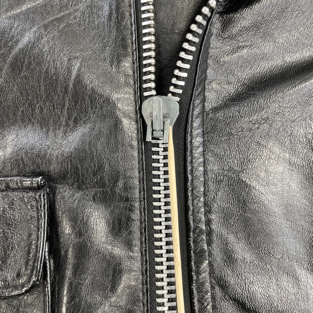 Albert Classic Leather Motorcycle Jacket Size Small