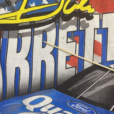 Vintage Dale Jarrett Racing T-Shirt Size Medium NASCAR 90s